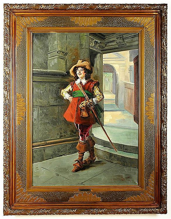 Jam Amos Komensky, Jan Skramlik, oil on canvas, CA 1900